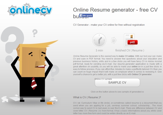 onlinecvgenerator onlinecvgenerator